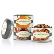 Tea Forte LOOSE LEAF TEA TRIO, 3 Small Tea Tins, Black Tea Sampler - Hazelnut Truffle, Sweet Orange Spice, Bombay...