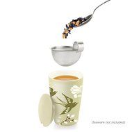Tea Forte LOOSE LEAF TEA TRIO, 3 Small Tea Tins, Black Tea Sampler - Hazelnut Truffle, Sweet Orange Spice, Bombay... N2