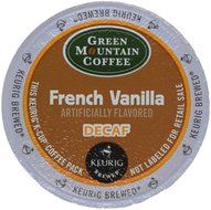 Green Mountain Coffee French Vanilla Decaf, Light Roast, K-Cup Portion Count for Keurig K-Cup Brewers, 24-Count N6