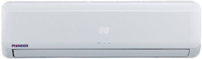 Pioneer Ductless Wall Mount Mini Split INVERTER Air Conditioner with Heat Pump, 12000 BTU (1 Ton), 15 SEER, 208...