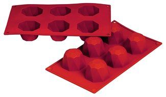 Fat Daddio's 3.1-Ounce Silicone Bakeware, Diamond / Jewel