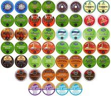 50-count TOP BRAND COFFEE K-Cup Variety Sampler Pack, Single-Serve Cups for Keurig Brewers N2