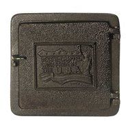 Woodeze Home Decorative Outdoor Fire Place Accessorie Cast Iron Clean-Out Door 8&quot; X 8&quot;