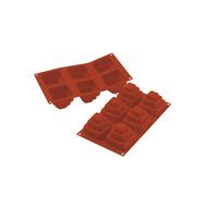 Silikomart Professional SF168 Silicone Mold, Tiered-Square Cake