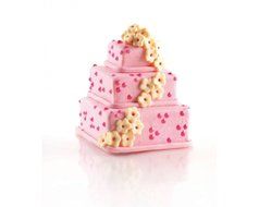 Silikomart Professional SF168 Silicone Mold, Tiered-Square Cake N2