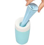 QH Silent USB Air Purifier Mini Humidifier For Office Home Car and Baby (Blue) N17