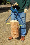 Firewood Tongs - No deep bending N2