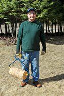 Firewood Tongs - No deep bending N3