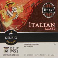 Tully's Coffee French Roast, Keurig K-Cups, 72 Count N68