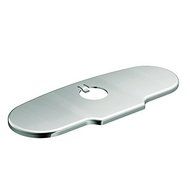 Moen 99550 Commercial Anti-Rotation Replacement Deck Plate for 8161 and 8884, Chrome by Moen