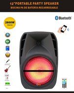 QFX PBX-61124 Battery Powered Portable Bluetooth Speaker
