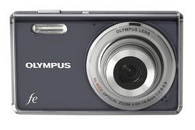 Olympus FE-4000 12MP Digital Camera with 4x Wide Angle Optical Zoom and 2.7 inch LCD (Dark Grey) N4