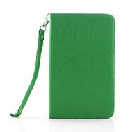 Route 66 Green Luxury Leather Business Type Stand Leather Case Cover for Samsung Galaxy Tab 3 7"