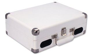 Vinyl Styl Groove Portable 3 Speed Turntable (White)