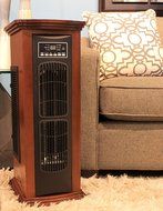 American Comfort ACW0065WE 1500-watt Tower Infrared Heater, Espresso N3