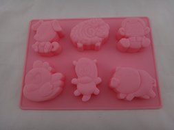 Super Rock Star Soap Chocolate CANDY Silicone Mold for Handmade Craft N26