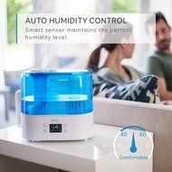 Eufy Humos Air 1.1, Ultrasonic Cool Mist Humidifier with Auto Humidity Control, Ultra-Quiet Operation, 1.1 Gallon... N2
