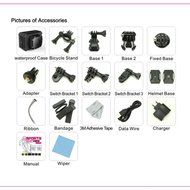 Boddenly U8 WIFI 4K 170&deg;A HD Wide-angle Lens Waterproof 30m (NO NEED Waterproof Case)Movement Action Camera Kit... N9