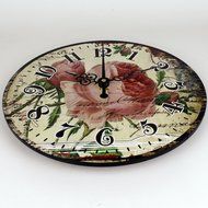 Beautiful Flowers More SilentLarge Wall Clock Modern Design Fashion Wall Decoration Watch