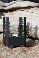 Rustic Table Top Fireplace N2