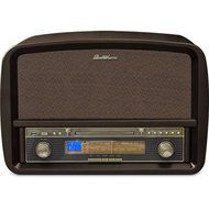 Electrohome Signature Vinyl Record Player Classic Turntable Natural Wood Hi-Fi Stereo System with AM/FM, CD, USB...