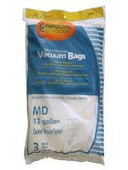 3 MD Modern Day 12 gallon 721H Allergen Style Central Vacuum System Bag Hyperflow, Silent Master, Air Force, AirFlow...