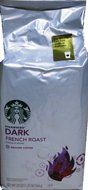 STARBUCKS Dark Ground Coffee, French Roast, 20 oz