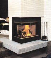36&quot; Corner Glass Door - Deluxe Black