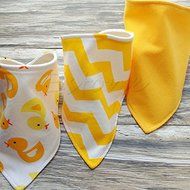3Pcs Baby Boy Girls Saliva Towel Bandana Bibs Dribble Triangle Kids Head Scarf N2