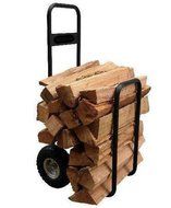 Firewood Carrier Cart Wheelbarrel Log Hauler wood N3