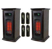 LifeSmart LifePro 3 Element Electric Infrared Tower Heater (Pair) N4