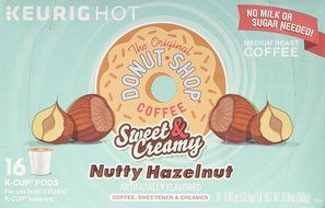 The Original Donut Shop Sweet &amp; Creamy Nutty Hazelnut - 16 ct N6
