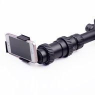 Discovery Optical Scope Mount 43-45mm Aluminum Alloy Anti-slip Clip Scope Phone Adapter Fit for 99% Mobile Phone... N8