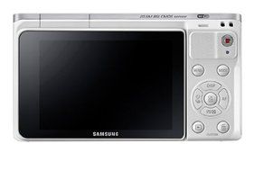 Samsung NX Mini 20.5MP CMOS Smart WiFi &amp; NFC Compact Interchangeable Lens Digital Camera (White) Body Only