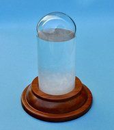 6-inch Admiral FitzRoy Storm Glass with Hardwood Base