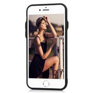 iPhone 7 Case (4.7 inch) - 360 Degree Rotating Ring Holder Kickstand Shockproof Soft TPU Skin Bumper Frame + PC... N41