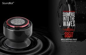SoundBot SB510 HD Water Proof Bluetooth 3.0 Speaker, Mini Water Resistant Wireless Shower Speaker, Handsfree Portable... N19