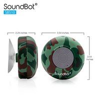 SoundBot SB510 HD Water Proof Bluetooth 3.0 Speaker, Mini Water Resistant Wireless Shower Speaker, Handsfree Portable... N21
