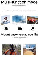 SEREE S4 Ultra HD 4K 360 Degree Panoramic Camera Waterproof WIFI VR Sport Action DV Camcorder (MSD-S4-16GB) N14