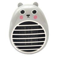 Mini Cartoon Portable Fan Heater (Grey)