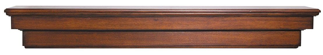Pearl Mantels 495-72 Auburn Arched 72-Inch Wood and Wood Veneer Fireplace Mantel Shelf, Unfinished. N9