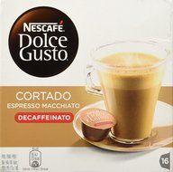 Nescafe Dolce Gusto - Cortado Decaffeinato - 16 Decaf Coffee Capsule N3
