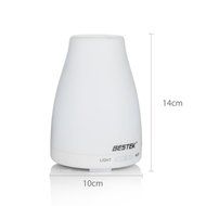 BESTEK 120ml Aromatherapy Essential Oil Diffuser Portable Ultrasonic Cool Mist Aroma Humidifier with 7 LED Lights... N7