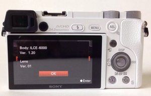 Sony Alpha a6000 Mirrorless Digital Camera Body Only (White)