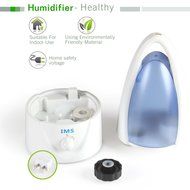Ultrasonic Humidifier Cool Mist 2L IMS Extra Function [Add Himalayan Natural Salt] Generate Negative Ions, Good... N2
