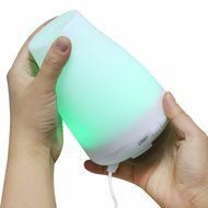 Amir Oil Diffuser, ELEGIANT 100ml Aroma Essential Oil Diffuser Ultrasonic Mist Air Humidifier with Color-changing... N7