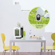 Homdox Wireless Weather Humidity Monitor Indoor/Outdoor Modern Design N5