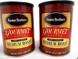 Farmer Brothers Medium Roast Ground Coffee 13 Oz 2 Cans Ground Coffee