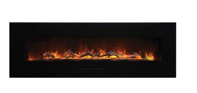 Amantii Wall Mount / Flush Mount Series Electric Fireplace with Ice Media Kit, 60 Inch N31