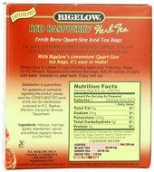 Bigelow Red Raspberry Iced Tea, 8-Count Boxes (Pack of 6) N3